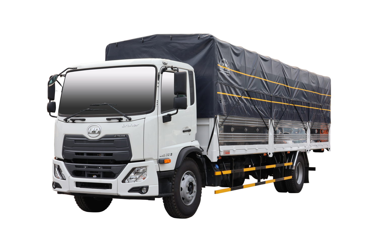 XE TẢI UD TRUCKS LKE 210 THÙNG MUI BẠT 8.1M WB6000 TP